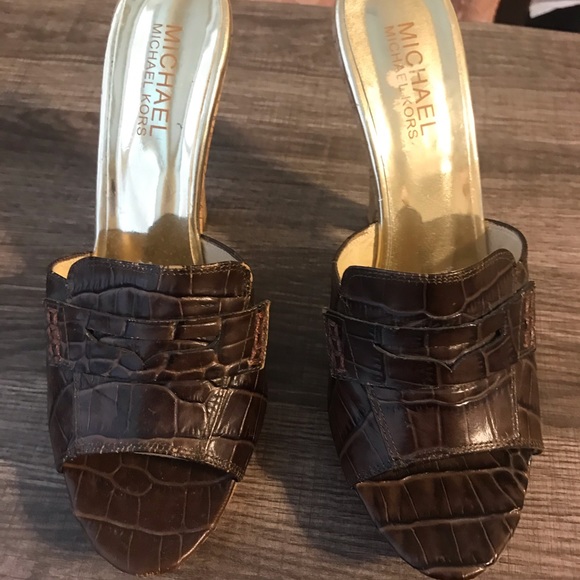 Michael KORS cork heels - Picture 1 of 6